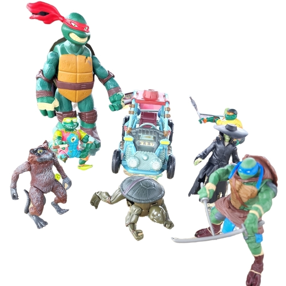 Teenage Mutant Ninja Turtle mixed lot TMNT with Sludge Runner & 10 Inch Figure